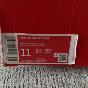 Nike Air Max 90 Slide in Smoke Grey and Volt